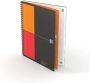 Oxford INTERNATIONAL notebook connect stevige kartonnen kaft grijs 160 bladzijden ft B5 geruit 5 mm - Thumbnail 1