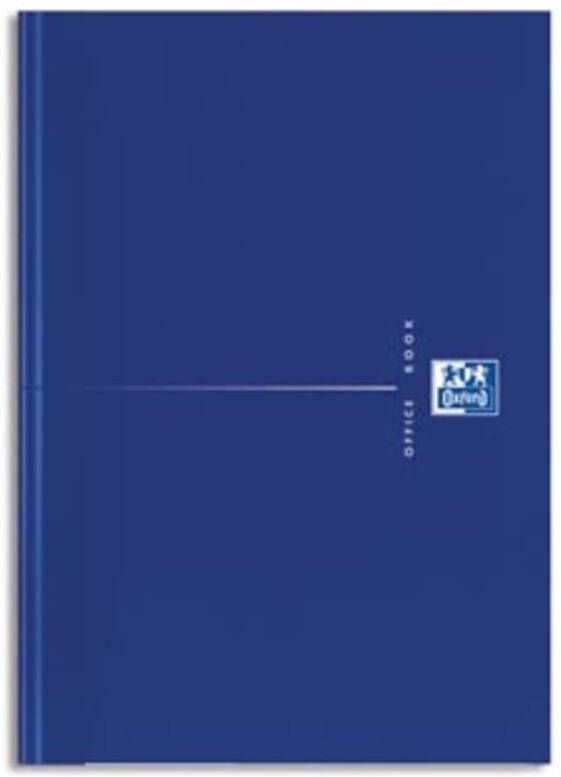 Oxford Office Essentials Gebonden Boek 192 Bladzijden Gelijnd Ft A5 Original Blue