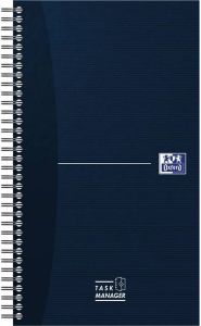 Oxford Office Essentials taskmanager 230 pagina&apos;s ft 14 1 x 24 6 cm blauw 5 stuks
