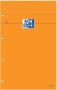 Oxford Orange Pads schrijfblok ft A4+ gelijnd 160 bladzijden 4-gaatsperforatie - Thumbnail 1
