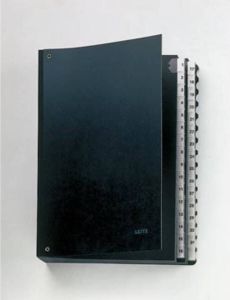 Leitz Termijnmap 1-31 270x354x345mm hardboard zwart