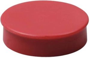 Paagman Nobo Magneten diameter 38 mm rood blister van 4 stuks