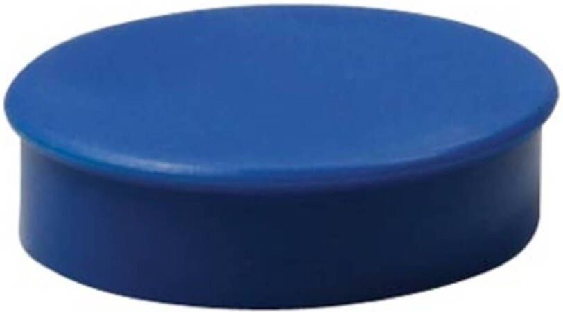 Paagman Nobo magneten diameter van 20 mm blauw blister van 8 stuks