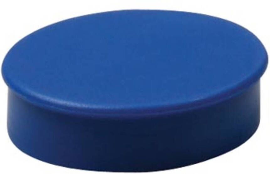 Paagman Nobo magneten diameter van 30 mm blauw blister van 4 stuks