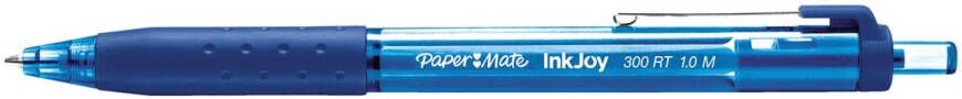 Paper Mate balpen InkJoy 300 RT blauw 12 stuks