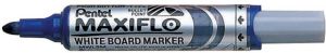 Pentel Viltstift MWL5M Maxiflo whiteboard blauw 3mm