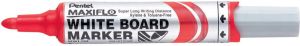 Pentel Viltstift MWL5M Maxiflo whiteboard rood 3mm