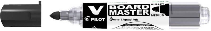 Pilot V-Board Master whiteboardmarker ronde punt 2 3 mm zwart 10 stuks