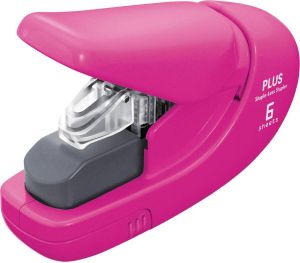 Plus nietloze nietmachine roze 5 stuks