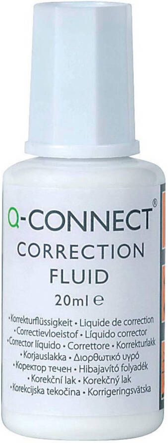 Q-CONNECT correctievloeistof flesje van 20 ml 10 stuks