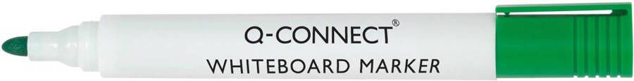 Q-CONNECT whiteboardmarker 2-3 mm ronde punt groen 10 stuks