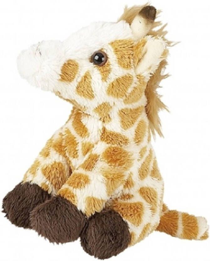 Ravensden Pluche sleutelhanger giraffe knuffel speelgoed 10 cm Knuffel sleutelhangers