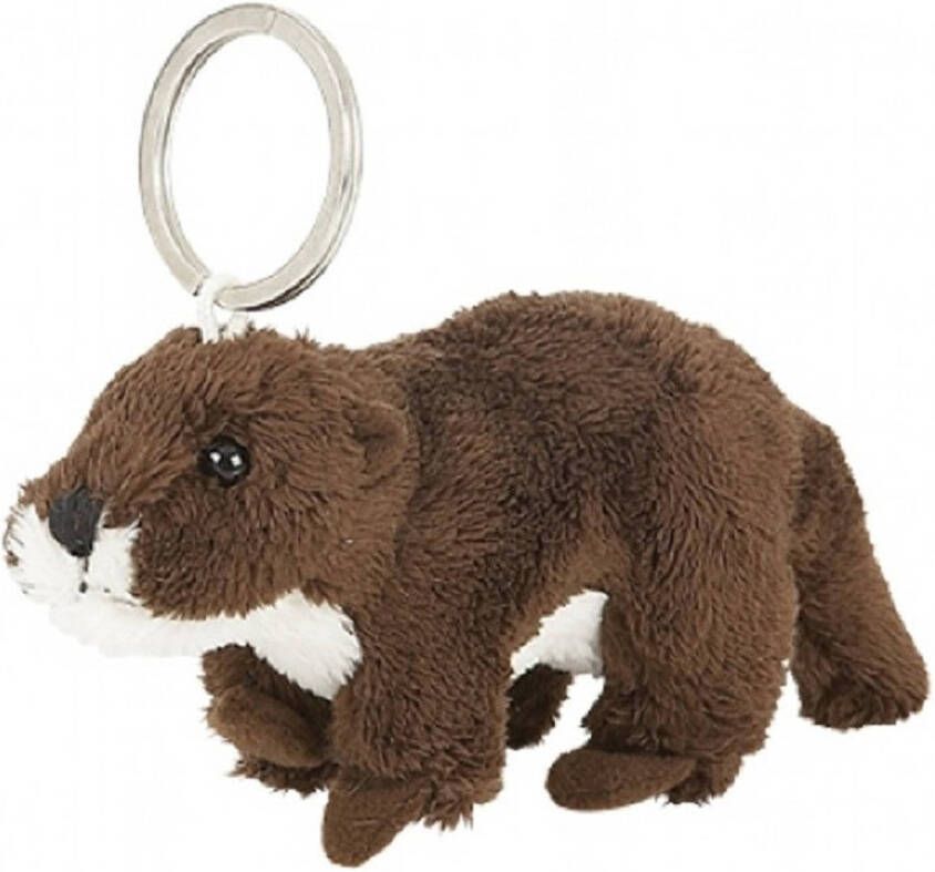 Ravensden Pluche sleutelhanger otter knuffel speelgoed 10 cm Knuffel sleutelhangers