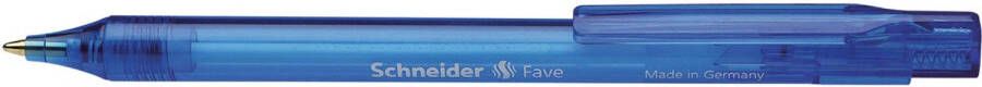 Schneider Balpen Fave medium penpunt blauw 50 stuks