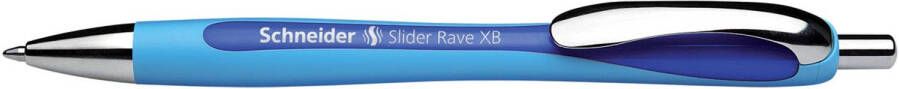 Schneider balpen Slider Rave XB 1 4mm blauw-donkerblauw
