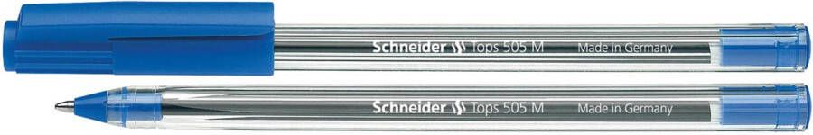 Schneider Balpen Tops 505 M blauw 50 stuks
