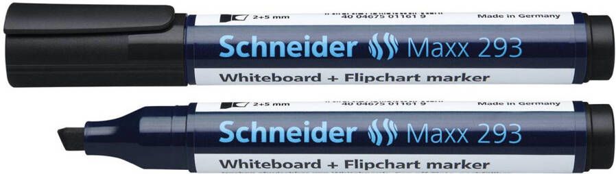 Schneider whiteboard + flipchart marker Maxx 293 zwart 10 stuks
