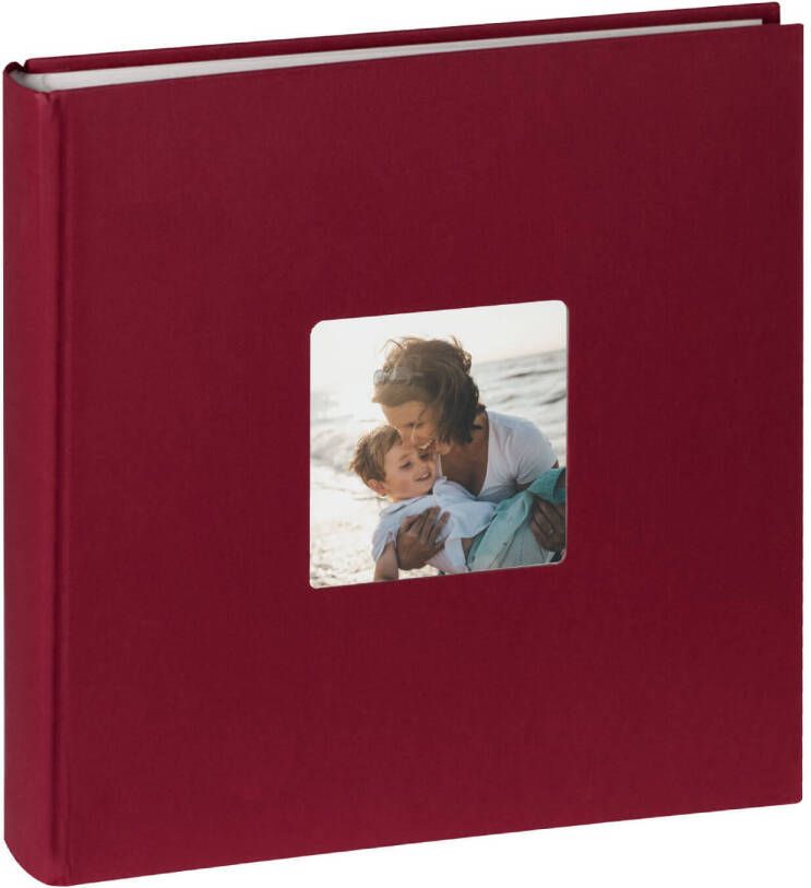 SecaDesign Fotoalbum Vita diep rood 30x30 100 pagina's Fotoboek plakboek