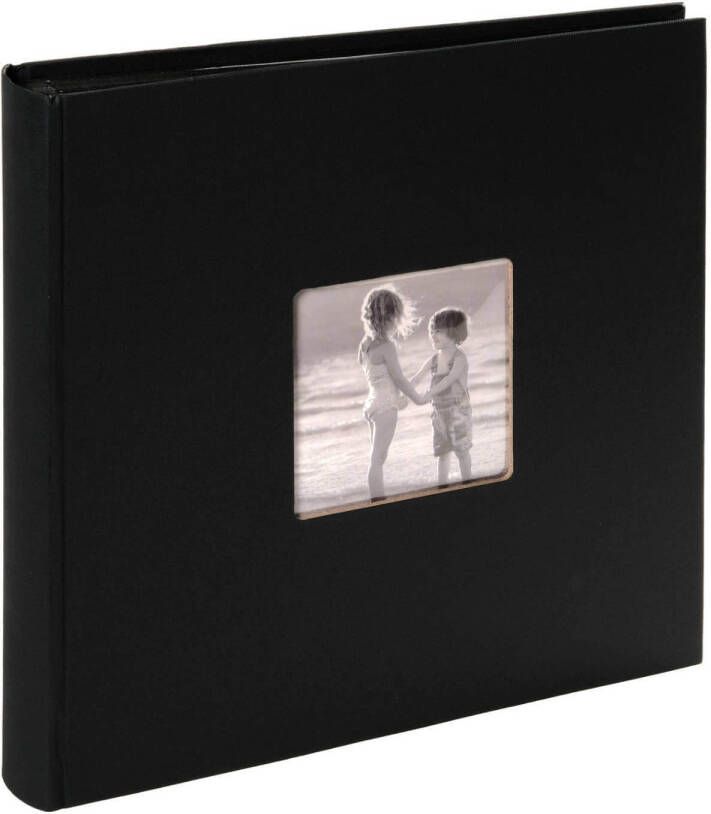 SecaDesign Fotoalbum Vita zwart 30x30 100 zwarte pagina's Fotoboek plakalbum