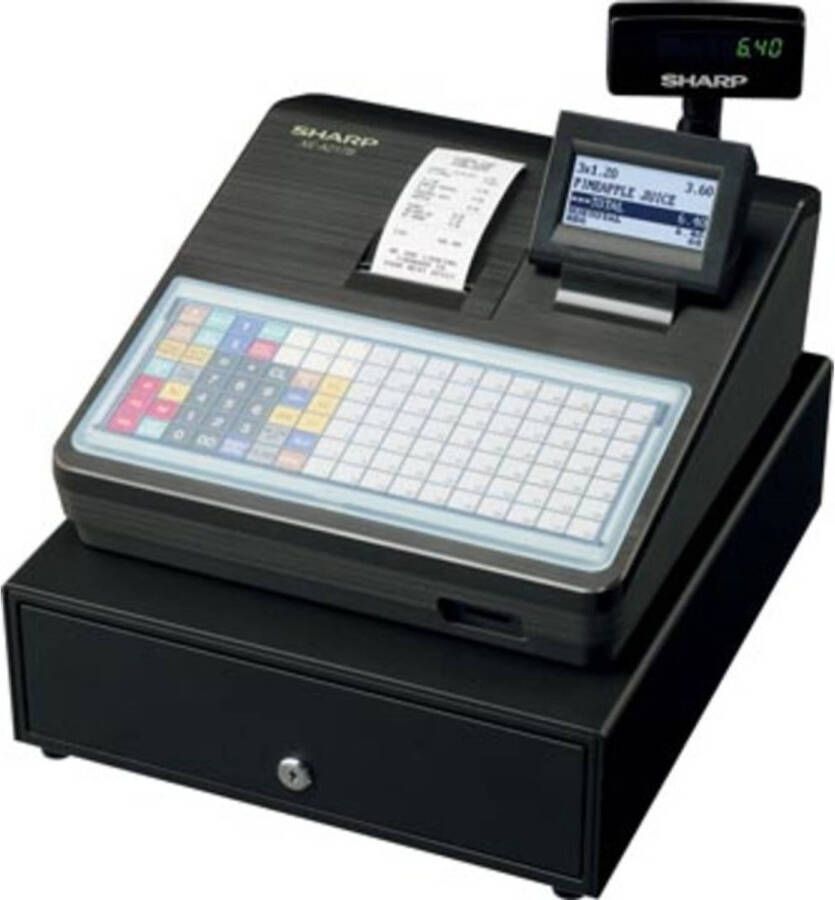 Sharp thermische kasregister XE A217B zwart