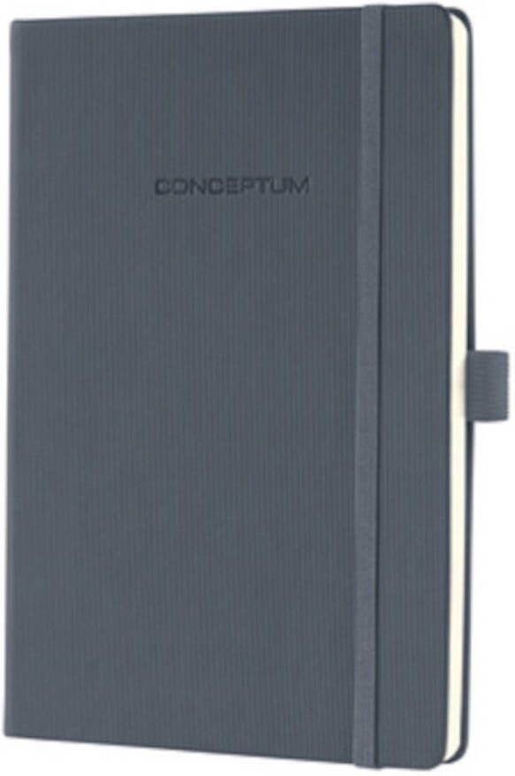 Sigel notitieboek Conceptum Pure A5 hardcover gelinieerd grijs