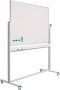 Smit Visual Whiteboard Verrijdbaar Dubbelzijdig Magnetisch Emaille 100 x 150 cm - Thumbnail 1