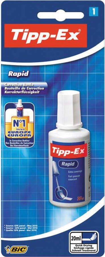 Tipp-ex Correctievloeistof Tipp ex Rapid 20ml foam blister