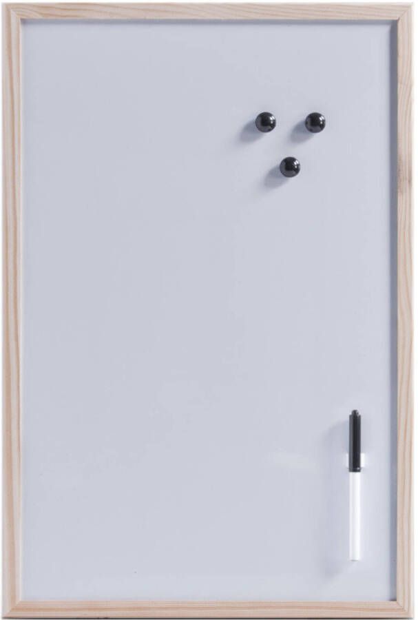 Zeller Magnetisch whiteboard memobord incl. accessoires 40 x 60 cm Whiteboards