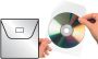 3L Cd dvd hoes 127x127mm klep niet zelfklevend transparant - Thumbnail 1
