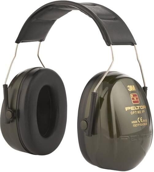 3M Oorkap Peltor Optime II zwart gehoorbescherming