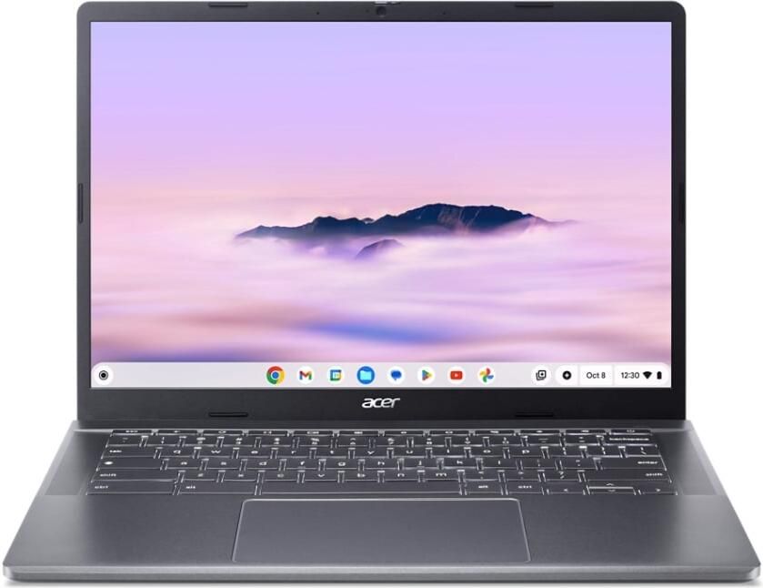 Acer Chromebook Plus 514 CBE574-1-R0S6 35 6 cm (14") WUXGA AMD Ryzenâ„¢ 5 7520C 8 GB LPDDR5x-SDRAM 128 GB SSD Wi-Fi 6E (802.11ax) ChromeOS Grijs