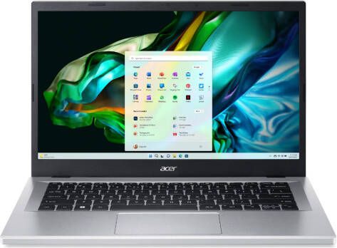 Acer Aspire 3 A314-36P-308H Laptop 35 6 cm (14") Full HD Intel Core i3 N-series i3-N305 8 GB LPDDR5-SDRAM 256 GB SSD Wi-Fi 5 (802.11ac) Windows 11 Home in S mode Zilver