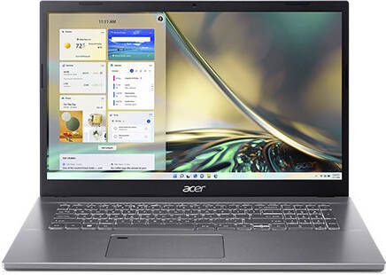 Acer Aspire 5 A517-53-546C Laptop 43 9 cm (17.3") Full HD IntelÂ Coreâ„¢ i5-1235U 16 GB DDR4-SDRAM 512 GB SSD Wi-Fi 6 (802.11ax) Windows 11 Pro Grijs