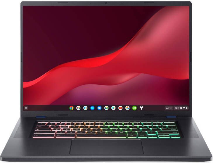 Acer Chromebook 516 GE CBG516-1H-70TM 40 6 cm (16") WQXGA Intel Core™ i7-1260P 16 GB LPDDR4x-SDRAM 256 GB SSD Wi-Fi 6E (802.11ax) ChromeOS Grijs