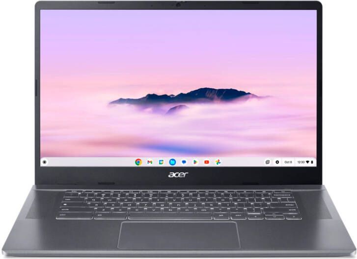 Acer Chromebook Plus 515 CBE595-1-56HP 39 6 cm (15.6") Full HD Intel Core™ i5-1335U 8 GB LPDDR5x-SDRAM 256 GB SSD Wi-Fi 6E (802.11ax) ChromeOS Grijs