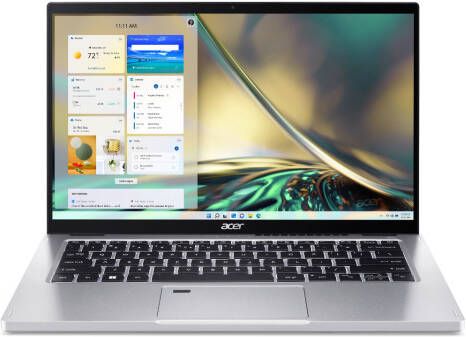 Acer Spin 3 SP314-55N-56KE Hybride (2-in-1) 35 6 cm (14") Touchscreen Full HD Intel Core™ i5-1235U 16 GB LPDDR4x-SDRAM 512 GB SSD Wi-Fi 6 (802.11ax) Windows 11 Home Zilver