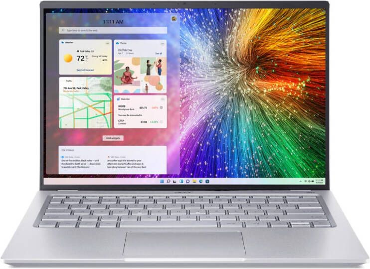Acer Swift 3 SF314-71-59FH Laptop 35 6 cm (14") 2.8K Intel Core™ i5-12450H 16 GB LPDDR5-SDRAM 512 GB SSD Wi-Fi 6E (802.11ax) Windows 11 Home Grijs