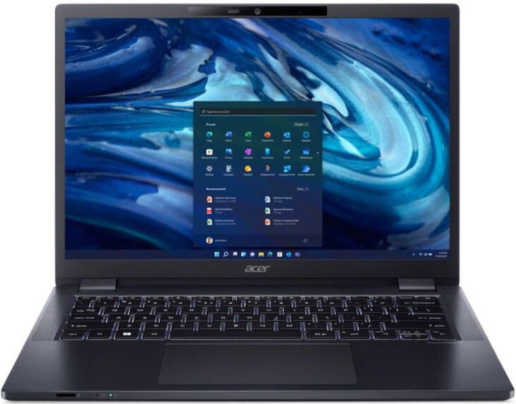 Acer TravelMate P4 TMP414-52-53QU Laptop 35 6 cm (14") WUXGA IntelÂ Coreâ„¢ i5-1240P 16 GB DDR4-SDRAM 512 GB SSD Wi-Fi 6E (802.11ax) Windows 10 Pro Blauw