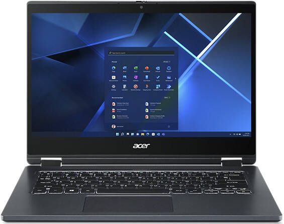 Acer TravelMate TMP414RN-52-78AR Hybride (2-in-1) 35 6 cm (14") Touchscreen Full HD Intel Core™ i5-1240P 16 GB DDR4-SDRAM 512 GB SSD Wi-Fi 6 (802.11ax) Windows 10 Pro Blauw