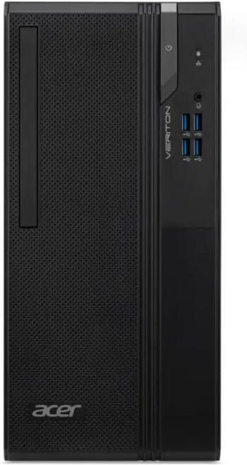 Acer Veriton S2720G I56508 Pro Intel Core™ i5-14400 8 GB DDR5-SDRAM 256 GB SSD Windows 11 Pro Micro Tower PC Zwart
