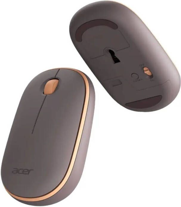 Acer Wireless Bubble Mouse AMR100 Peach (Retail pack) muis Universeel Ambidextrous RF Draadloos Optisch 1600 DPI