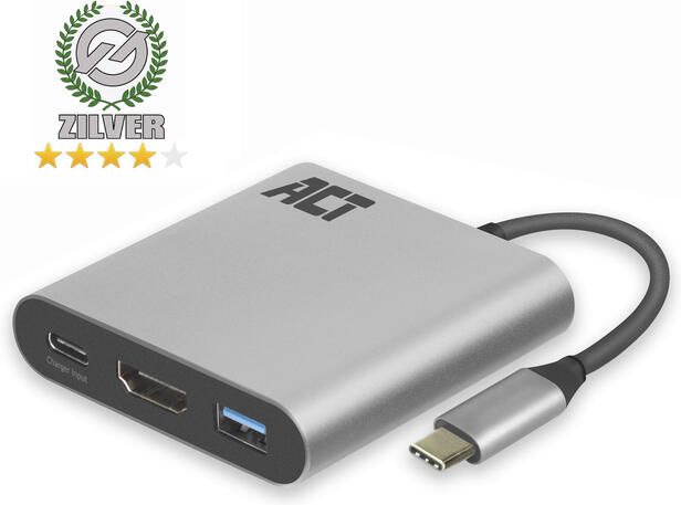 ACT Adapter USB-C multiport voor 1 HDMI monitor
