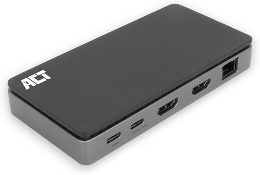 ACT Dockingstation USB-C 4K MST voor 2 HDMI monitoren