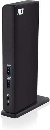 ACT Dockingstation USB-C Dual Monitor met laadpoort