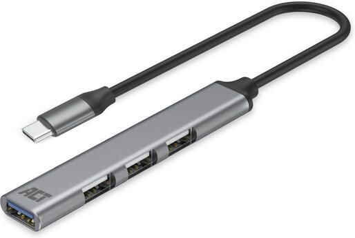 ACT Hub USB-C 3x USB-A 2.0 en 1x USB-A 3.0