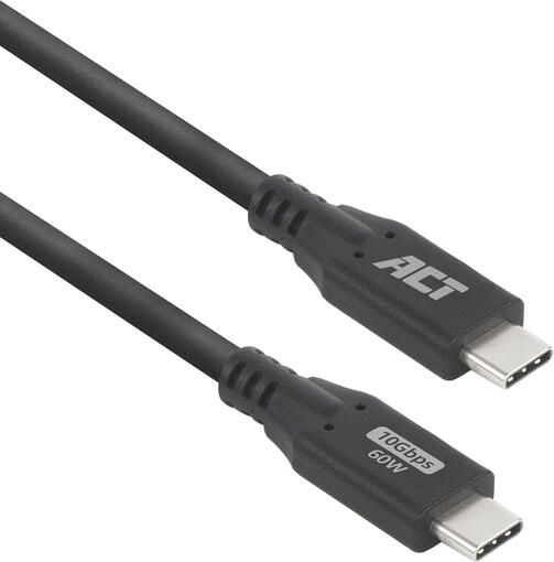 ACT USB 3.0 10Gbps 60W USB Type-C kabel 1 meter (AC7441)