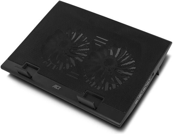 ACT AC8105 notebook cooling pad 43 9 cm (17.3") 2500 RPM Zwart (AC8105) - Foto 2