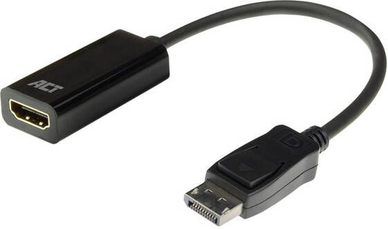 ACT AC7555 video kabel adapter 0 15 m DisplayPort HDMI Type A (Standaard) Zwart (AC7555)