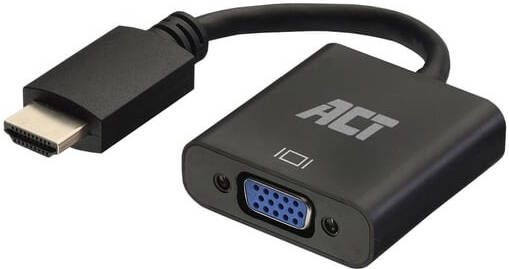 ACT Adapter HDMI naar VGA met audio 0.15 meter