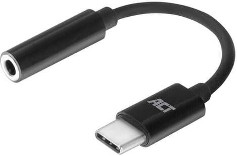 ACT Adapter USB-C naar 3.5mm audio jack 0.1 meter